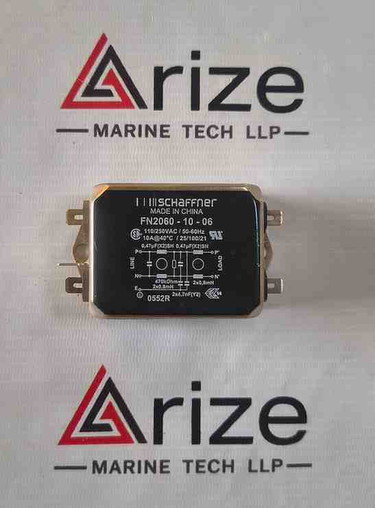 SCHAFFNER FM2060-10-06 POWER LINE FILTER 110/250 VAC 50/60 Hz 10A